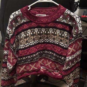 Urban outfitters urban renewal cropped vintage sweater- Sunbelt is OG brand